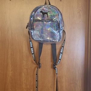 Iridescent VS PINK Mini Backpack